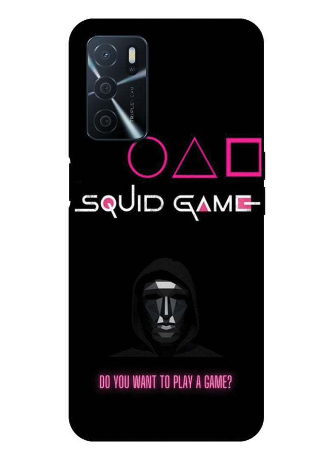 EYE CATCH Printed Protective Case Cover For Oppo A16 -  Squid Game Do You Want To Play A Game - Image 1
