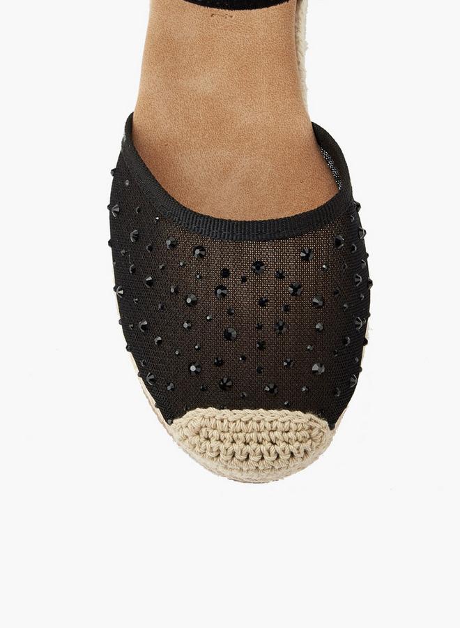 Peppermint Girls Wedge Heel Espadrille Sandals - Image 5
