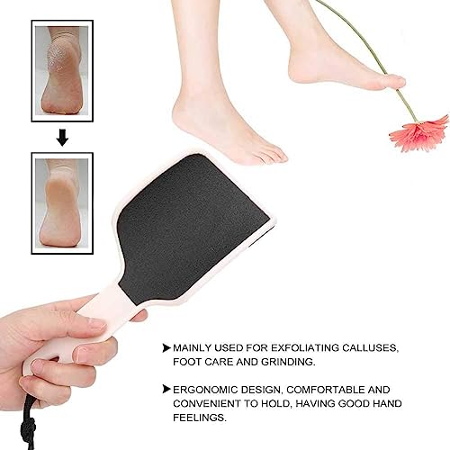 Vitalogy - Callus Remover For Feet | Foot Scrubber For Dead Skin Remover | Curved Foot File Removes Hard Skin, Leaves Feet Smooth | Pedicure Tools - Foot Filer Rasp (Pink) - Image 2