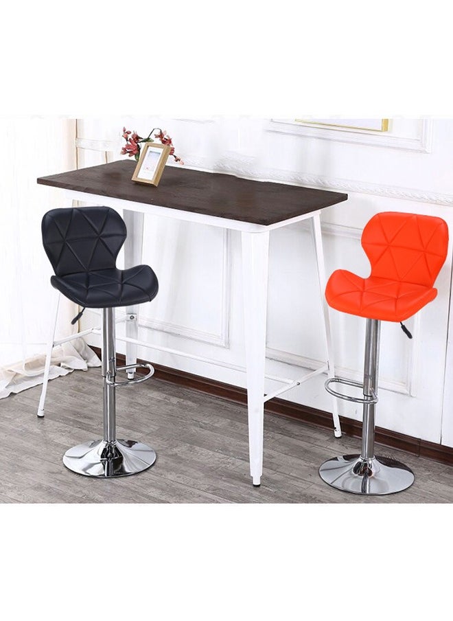 CityRiya-Long Bar Stools Swivel Kitchen Dining Chair Adjustable Bar Chairs Modern Barstools Square Lounge Chair Island Chair Counter Height Metal Chairs with Back for Home Kitchen Island  - Image 2