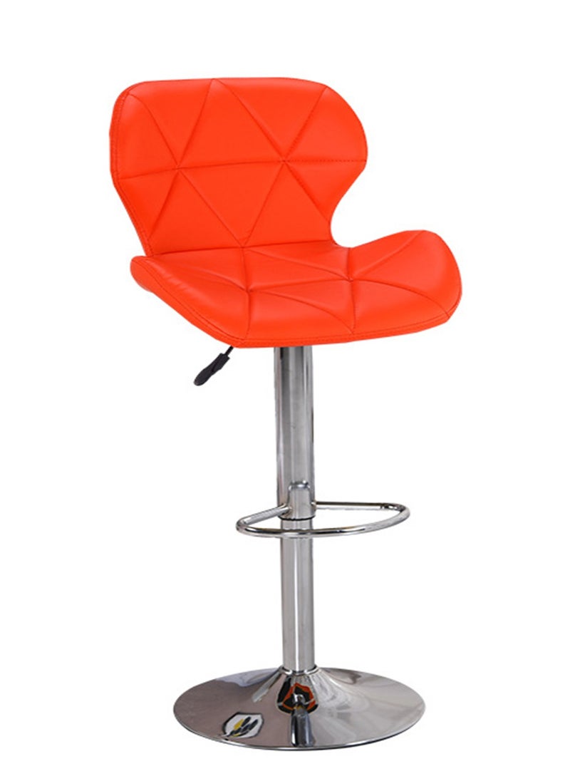CityRiya-Long Bar Stools Swivel Kitchen Dining Chair Adjustable Bar Chairs Modern Barstools Square Lounge Chair Island Chair Counter Height Metal Chairs with Back for Home Kitchen Island  - Image 1
