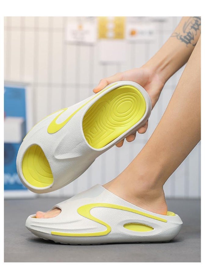 NIBEMINENT Men's Summer Slippers  The Season Trendy Thick Bottom Sandals Casual Sports Beach Slip-On Shoes Synthetic Upper - Image 4