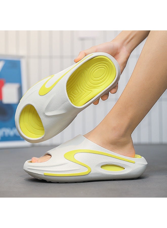 NIBEMINENT Men's Summer Slippers  The Season Trendy Thick Bottom Sandals Casual Sports Beach Slip-On Shoes Synthetic Upper - Image 2