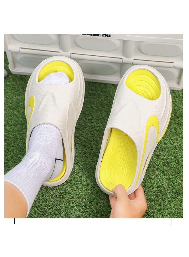 NIBEMINENT Men's Summer Slippers  The Season Trendy Thick Bottom Sandals Casual Sports Beach Slip-On Shoes Synthetic Upper - Image 3