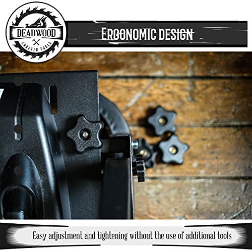 Deadwood Crafted Tools DCT 5 Star 5/16in-18 Internal Threaded Clamping Knob - T Knob Plastic Jig Knobs, 5-Pack - Image 2