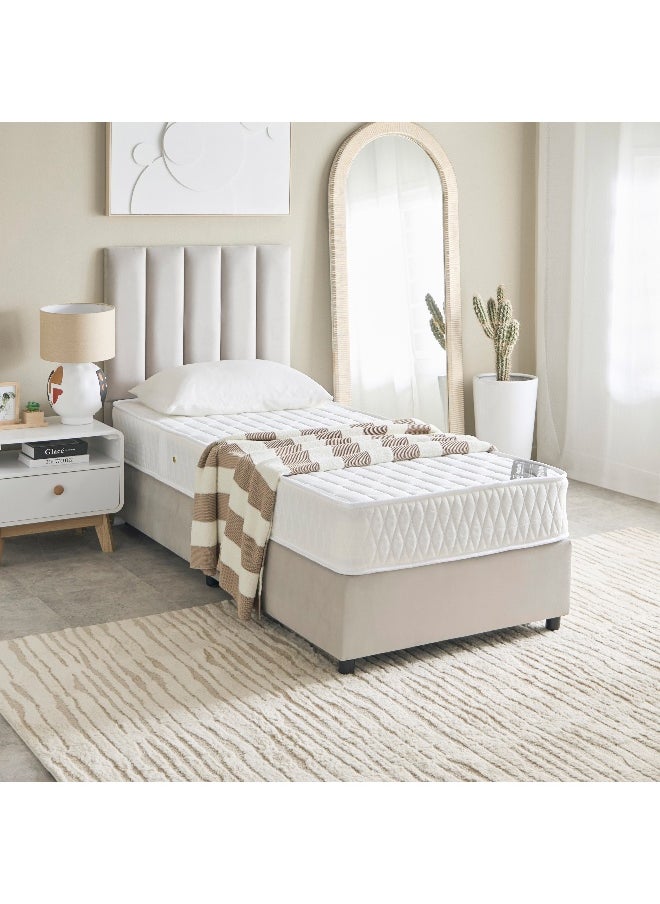 Home Box - Imagna Lux Nxt High Resilience Foam Bonnell Spring Single Mattress - 90X200X22 Cm - Image 1