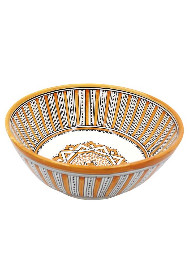 Antique Museum Moroccan Handmade Hand Painted Display Bowl 30 cm  - Image 1