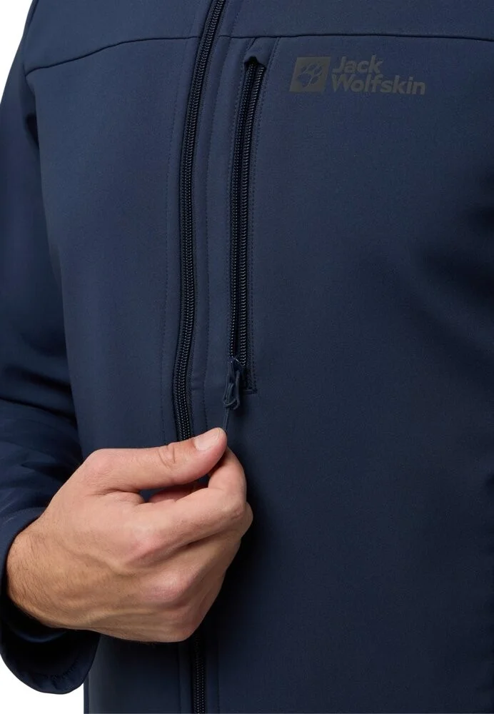 جاك ولفسكن JACK WOLFSKİN Whirwind Men A62521-1058 Men's Blue Coat & Jacket