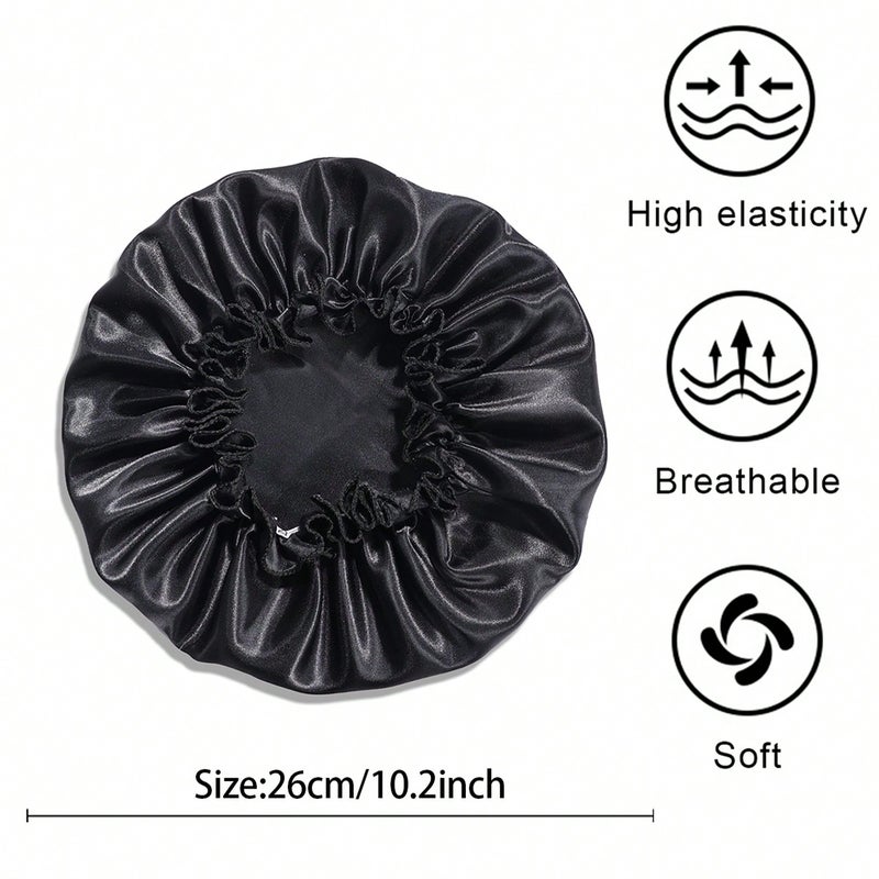 غطاء شعر ساتان ناعم للنساء – بونيه نوم يحافظ على تسريحة الشعر لفترة أطول - Image 2