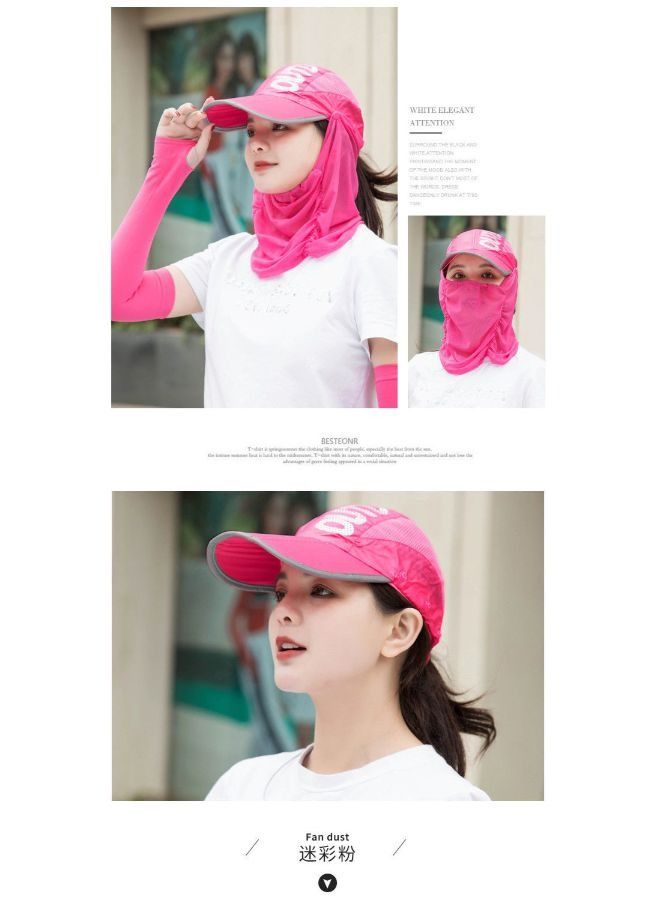 EasyLife Summer Outdoor Travel Foldable Face Cover Sun Hat - Image 3