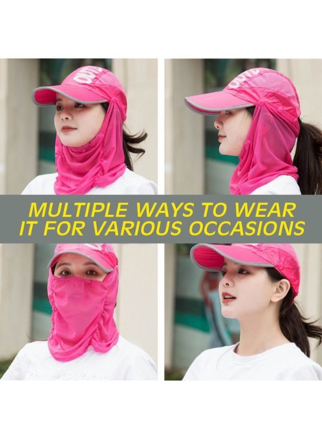 EasyLife Summer Outdoor Travel Foldable Face Cover Sun Hat - Image 4