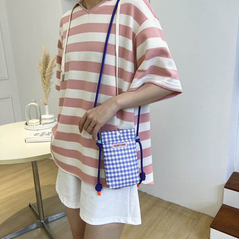 Korean Style Small Square Mobile Phone Crossbody Bag Mini Small Shoulder Bag Shopping Trendy Fashion Shoulder Bag Women - Image 4