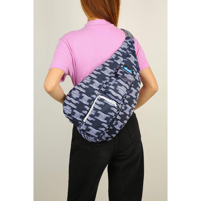 KAVU Original Rope Sling Pack with Adjustable Rope Shoulder Strap, Evening Tide - Image 2