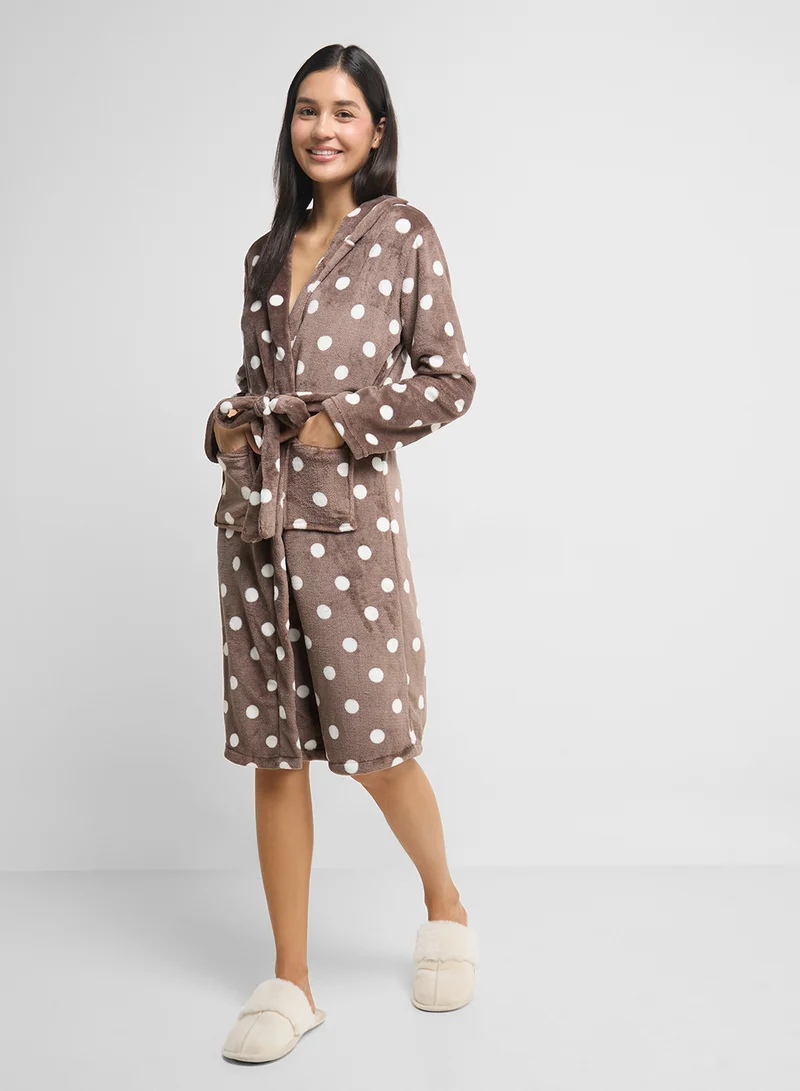 Ginger Plush Terry Bath Robe