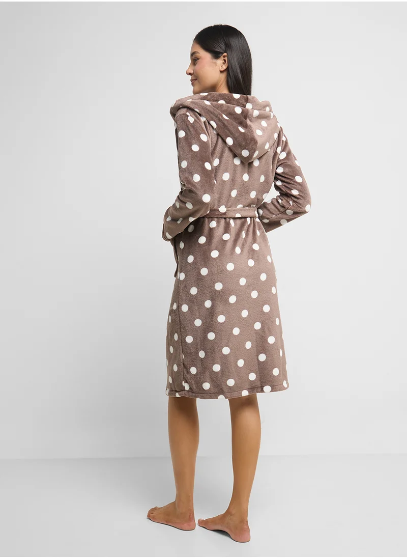 Ginger Plush Terry Bath Robe
