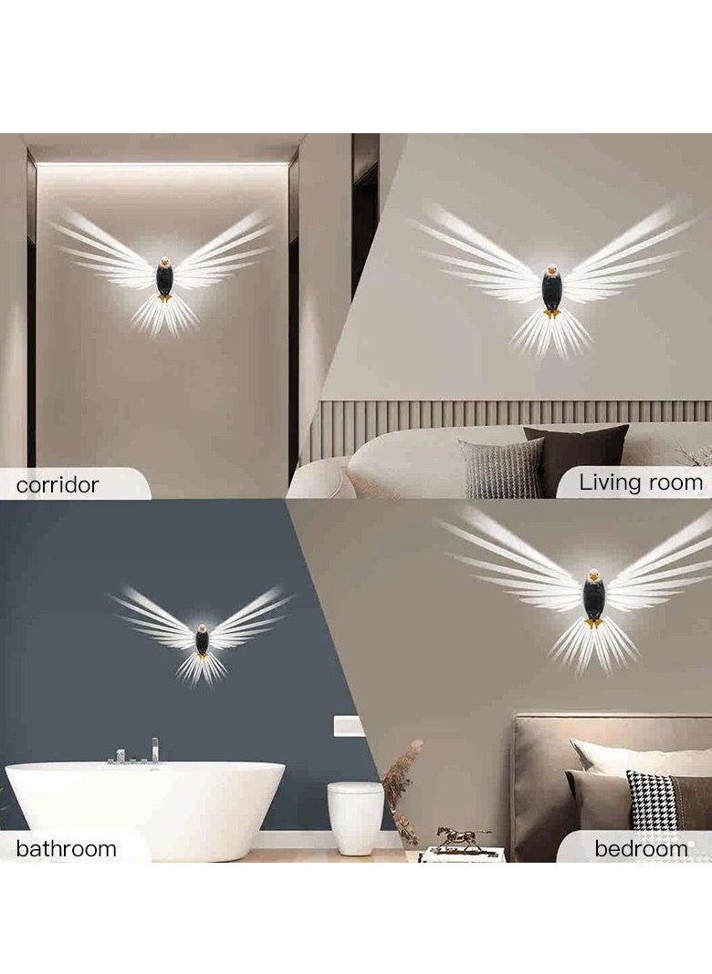 Wall Lamp Magnet Owl Eagle Shape Projector Modern Creative Atmosphere Sconce Light 3D Print Body Eagle Shape Lighting