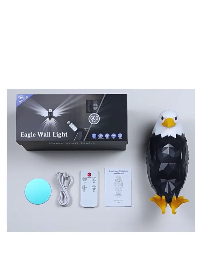 Wall Lamp Magnet Owl Eagle Shape Projector Modern Creative Atmosphere Sconce Light 3D Print Body Eagle Shape Lighting