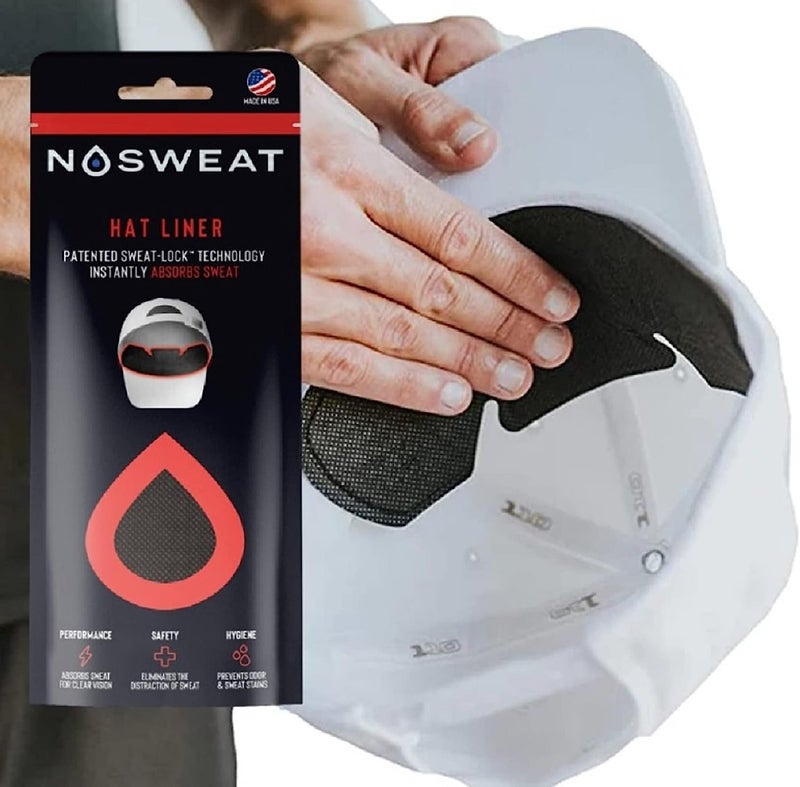 No Sweat Golf Hat Sweat Liner – Prevents Stains & Odor by NoSweat- Patented Technology Made in The USA (6) - Image 4