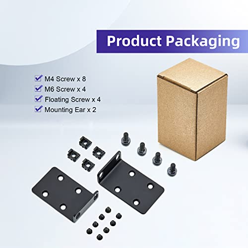 PhyinLan Rack Mount Kit 19" Large Switch Rack Ears Compatible for Cisco Small Business Series (18-50 Port Models) RM-300-19 - Image 5