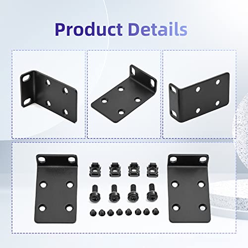 PhyinLan Rack Mount Kit 19" Large Switch Rack Ears Compatible for Cisco Small Business Series (18-50 Port Models) RM-300-19 - Image 3