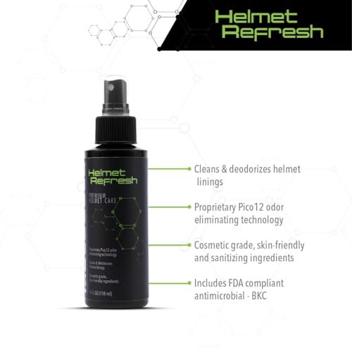 Molecule Helmet Refresh, Premium Helmet Care, Helmets, Visors, and Goggles, Cleans and Deodorizes, 4 Ounces - Image 2
