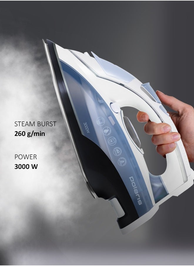 Steam Iron 3050W, Durable anodized outsole PRO 7 ANODIZED, Auto Shutoff, 50g/min Steam Output, 260g/min Steam Boost, 2 Years Warranty - pzsku/Z2EA6832C6336608BC505Z/45/_/1734597286/a1565de6-4db1-4dfd-8706-36ab86954c64