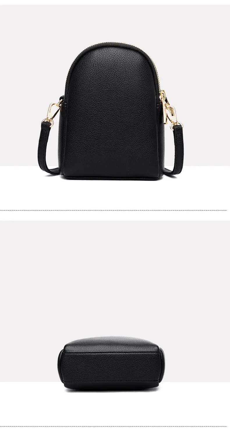 ketmart Small Crossbody Bags for Women Mini Cell Phone Purses with Crossbody Strap Phone Wallet Shoulder Bag Pu leather(Color_Black) - Image 4
