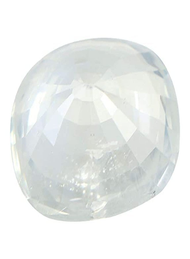 AYUSH GEMS سيلان أبيض ياقوتي / صفد بوخرج 5.25 راتي أحجار كريمة طبيعية معتمدة - Image 2