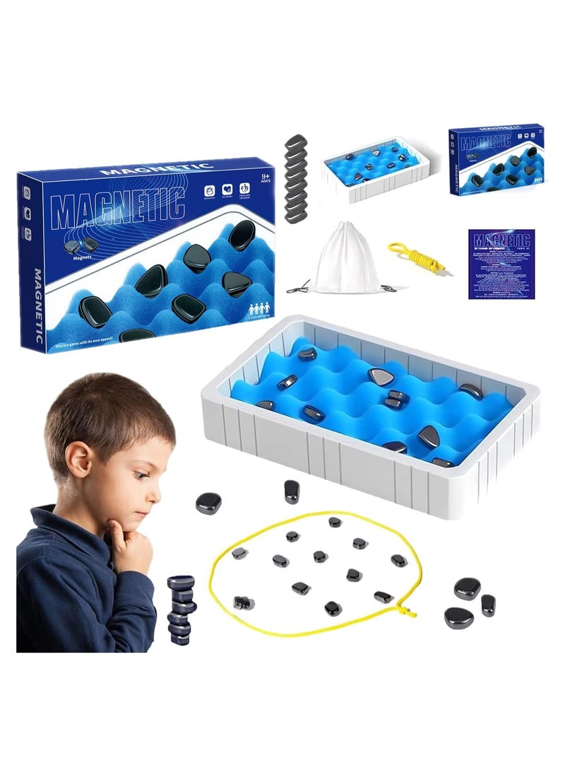 RATSAW Magnetic Chess Game 2024 New Magnet Board Game New Family Board Games Set for Kids and Adults Strategy Table Top Magnet Game for Kids Puzzle Thinking Magnetic Chess Board for Birthday Gift  - Image 1