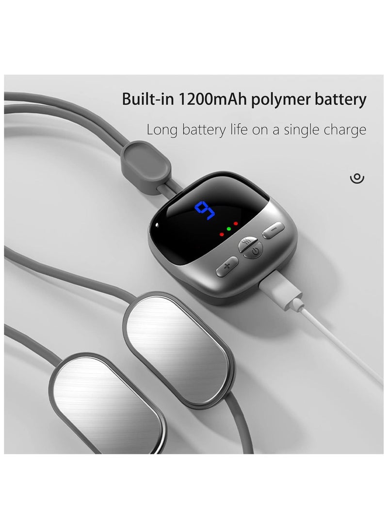 general Pendant Shape Neck Massager with Heat, Portable Electric Pulse Neck and Shoulder Massager, 4 Massage Modes, 9 Levels of Intensity Adjustment，Best Gifts for Women Men - Image 2