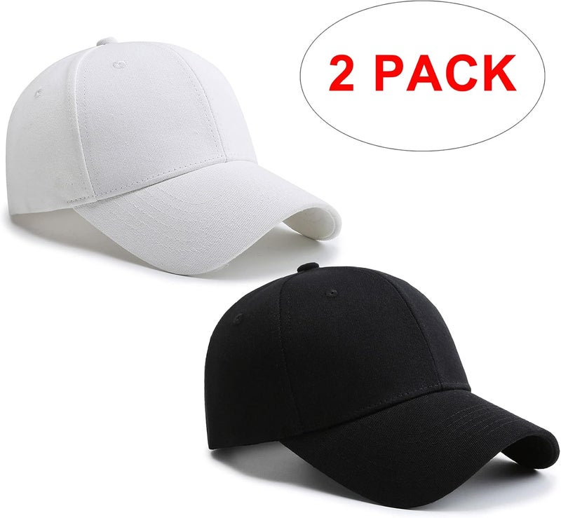 PFFY 2 Packs Baseball Cap Golf Dad Hat for Men and Women - Image 2