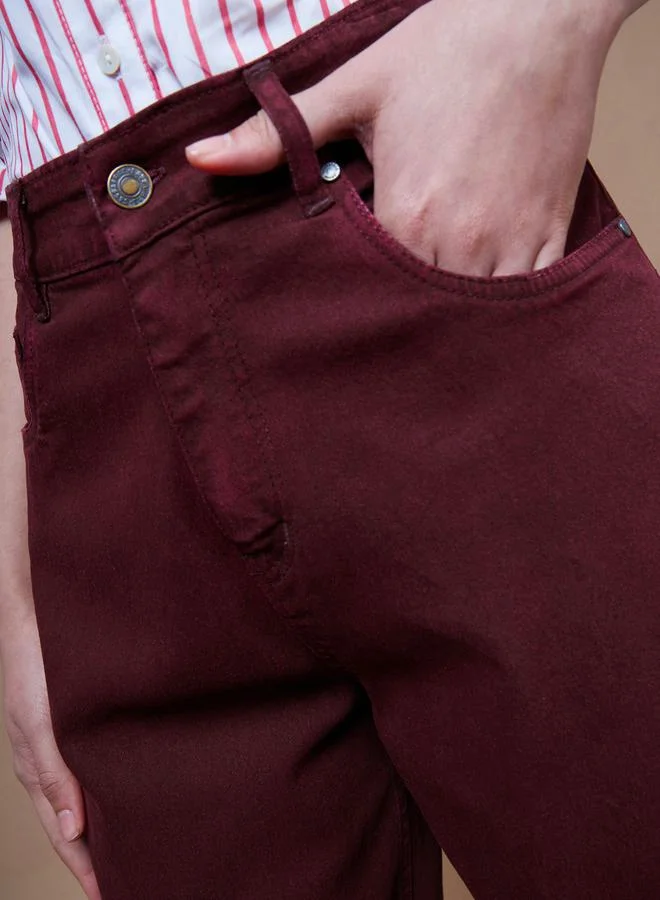 SASSAFRAS High Rise Balloon Fit Jeans by Styli