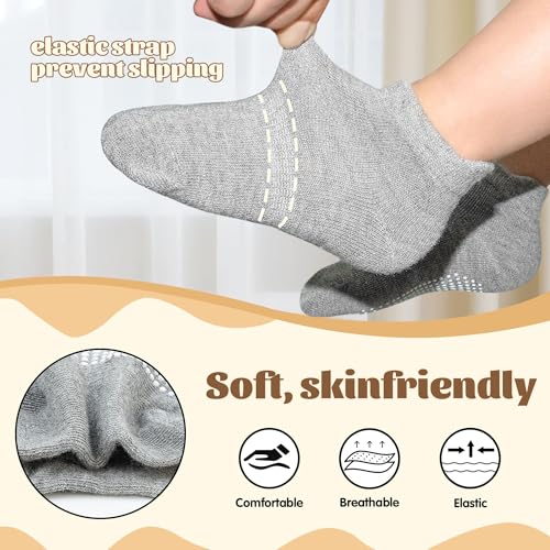 HYCLES 15 Pairs Toddler Socks, Kids Grip Socks for 5-7 years Non Slip Ankle Sock for Baby Boys Girls - Image 4