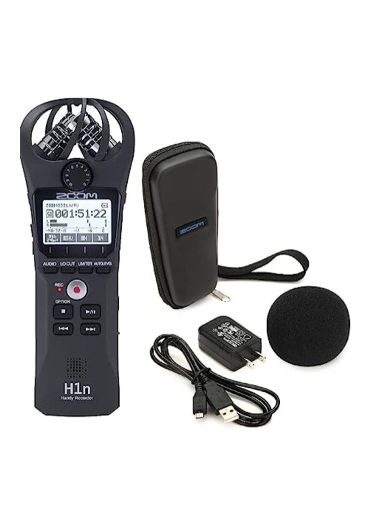 ZOOM - Zoom H1N Handy Recorder With Value Pack-Black - Image 1