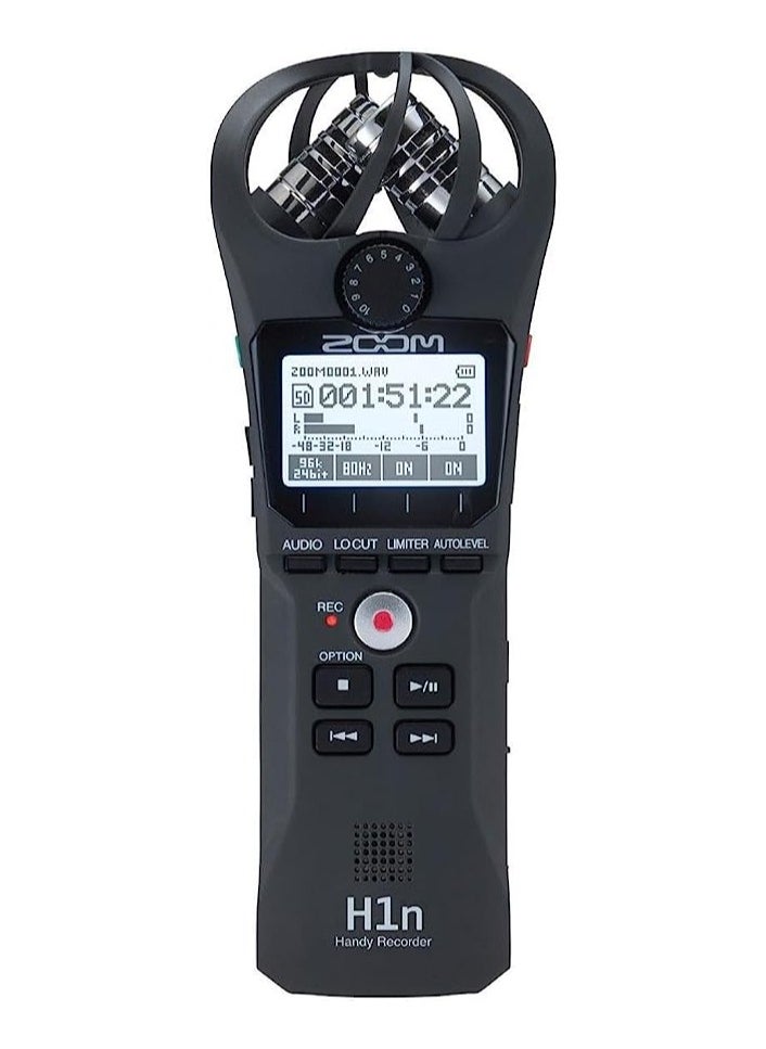 ZOOM - Zoom H1N Handy Recorder With Value Pack-Black - Image 1