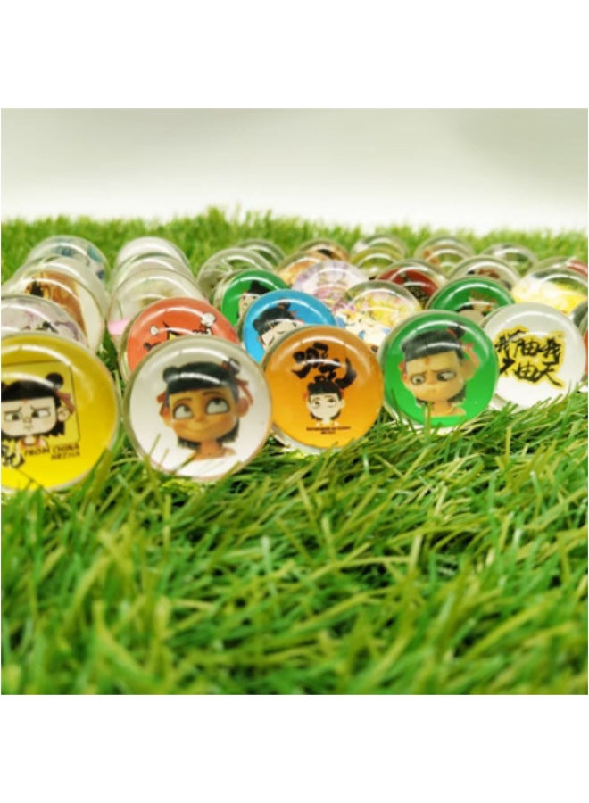 No.32 Bouncing Ball Solid Rubber Bouncing Ball Bouncing Ball Bouncing Ball Bouncing Ball Children's Egg Twisting Machine Toy Set Up In Front Of The School-Color:100 No. 32 Baseball Printed Bouncy Balls