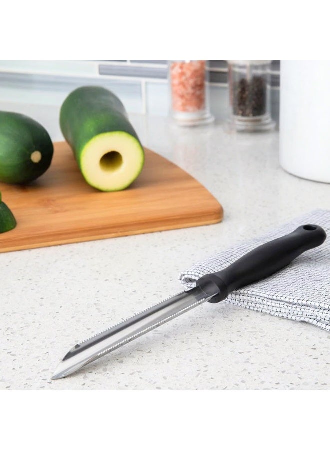 Better Houseware Stainless Steel Apple Corer Jalapeno Zucchini Cucumber Stainless Steel Corer  Effortless Seed Removal and Precise Slicing  Kitchen Essential for Flavorful Creations - Image 3