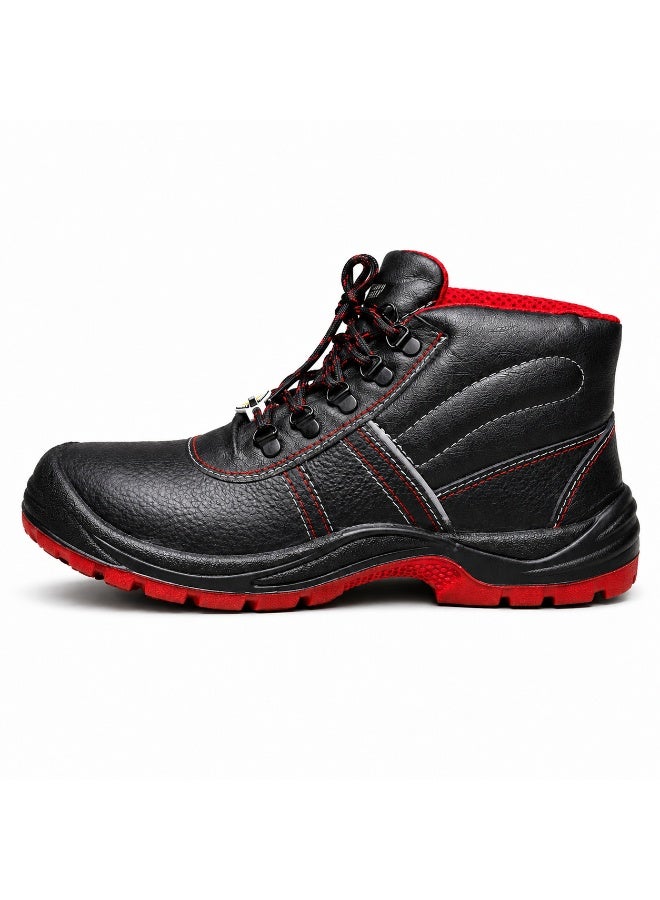 RNS High Ankle Leather Work Shoes, Industrial Safety Footwear, Durable Outsole Design, Comfort Fit, Suitable for Warehouse, Construction and Factory Use for Men - Image 3