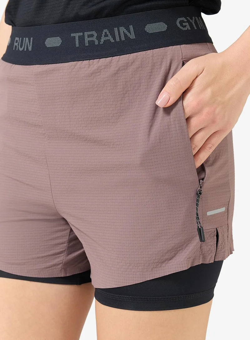 Sun and Sand Sports Brown Women's Active Skort for Women | Best Price UAE