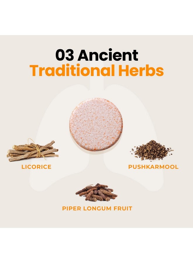 Auric Lung Detox Supplement With Natural Blend of NAC (N acetyl L cysteine), Pushkarmool, Piper Longum & Licorice Herbs Extract | Pack of 80 Tablets - Image 4