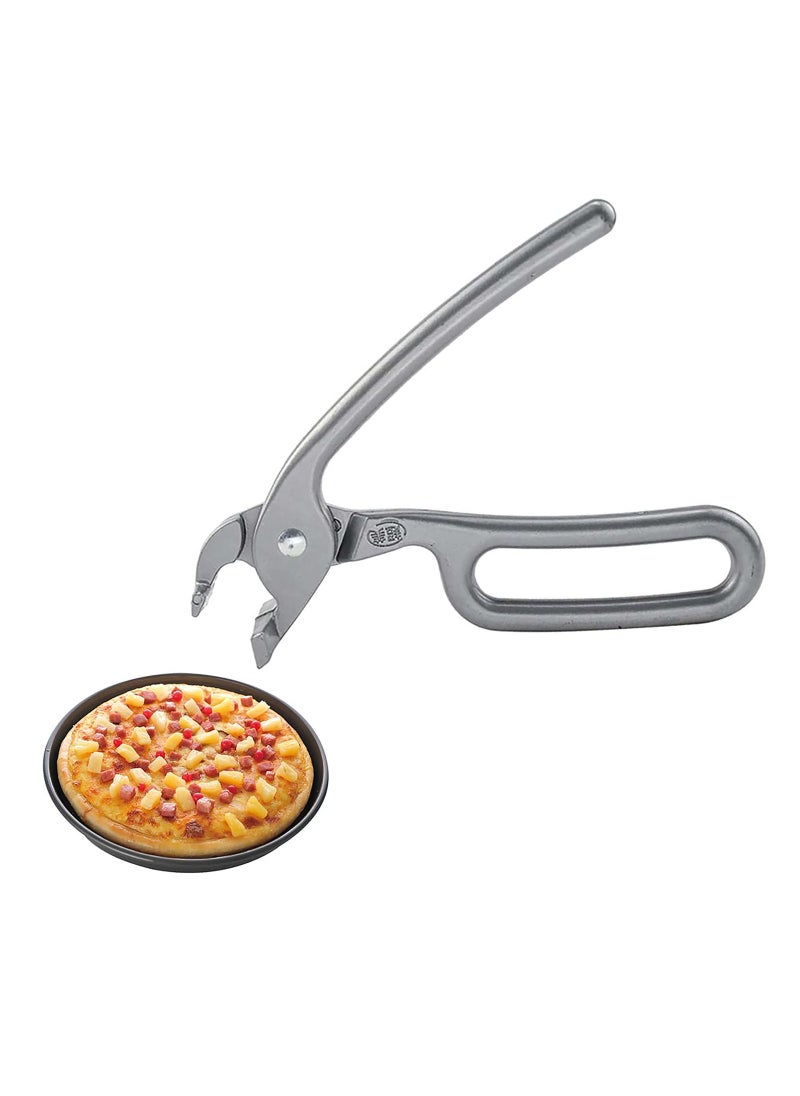 SYOSI Hot Pan Gripper, Pliers Gadget, Cast Aluminum Anti-Scald Baking Pan Gripper Clips Retriever Tongs, for Lifting Hot Plate, Bowls with Food Out, from Microwave, Saved You from Burnt Fingers  - Image 1