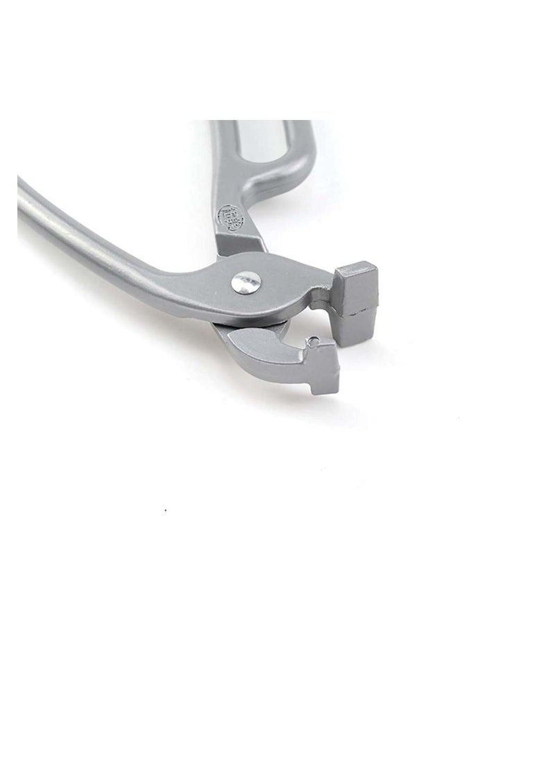 SYOSI Hot Pan Gripper, Pliers Gadget, Cast Aluminum Anti-Scald Baking Pan Gripper Clips Retriever Tongs, for Lifting Hot Plate, Bowls with Food Out, from Microwave, Saved You from Burnt Fingers  - Image 2