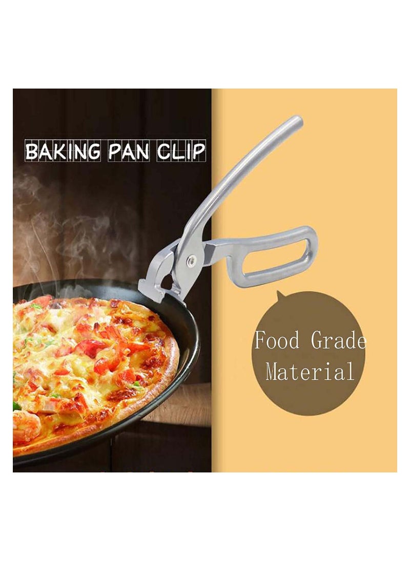 SYOSI Hot Pan Gripper, Pliers Gadget, Cast Aluminum Anti-Scald Baking Pan Gripper Clips Retriever Tongs, for Lifting Hot Plate, Bowls with Food Out, from Microwave, Saved You from Burnt Fingers  - Image 5