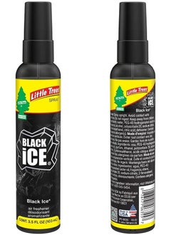 LITTLE TREES Car Air Freshener Little Trees Spray (Black Ice), 2 Spray (Limited Edition)  - Image 3
