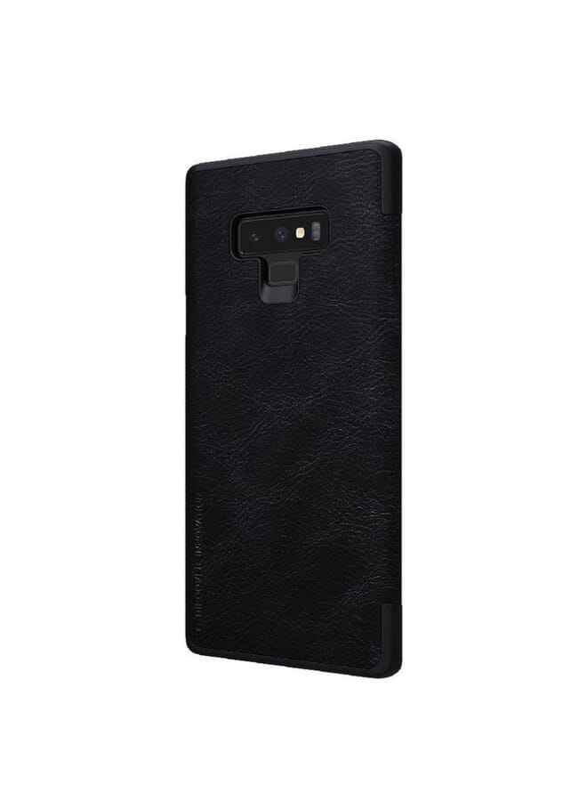 Nillkin Samsung Galaxy Note 9 Qin Flip Series Leather Case Cover Black - Image 2