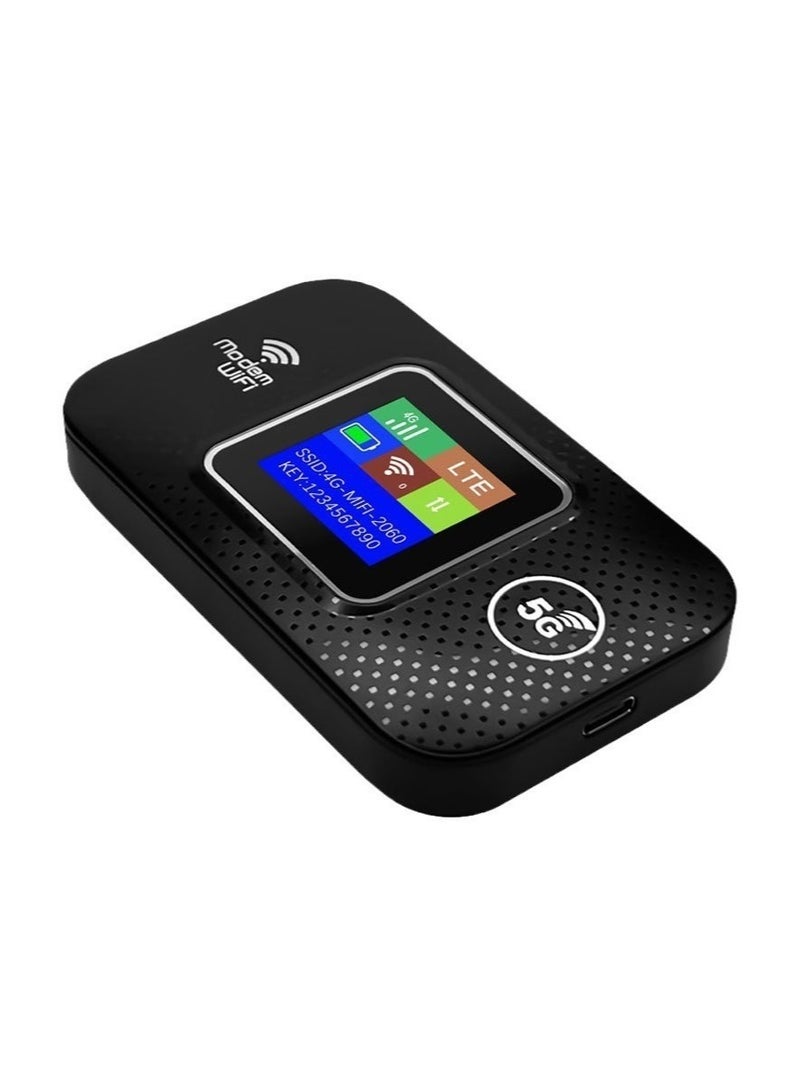4G/5G Mobile WiFi Router 300Mbps Eurasian High Speed Portable Travel USB-Powered WiFi Modem with SIM Card Slot for Up to 10 Devices to Share - Image 1