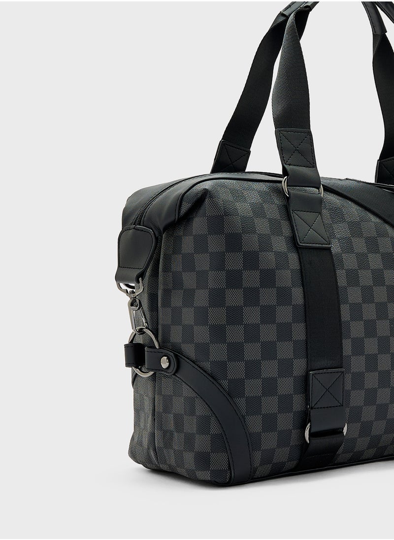 Robert Wood Printed Duffle Bag  - Image 3