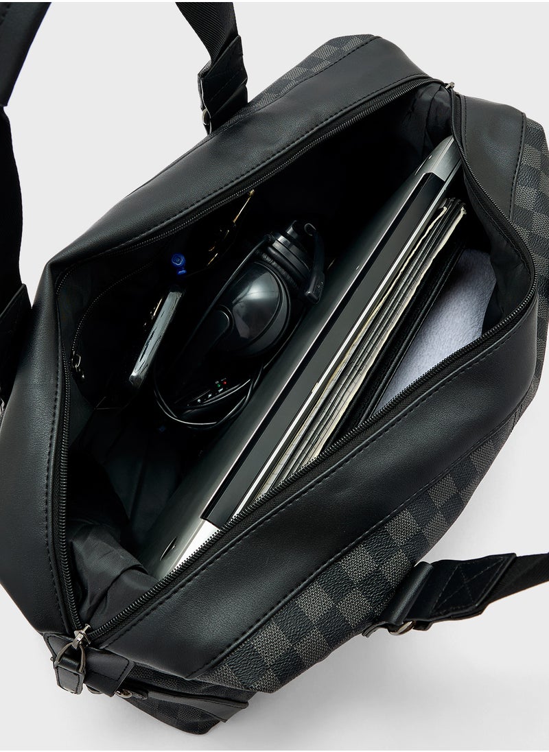 Robert Wood Printed Duffle Bag  - Image 5