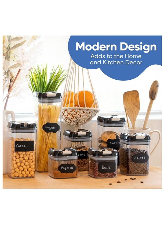 HOMESTAR Airtight Food Storage Containers with Lids Set of 7 BPA Free for Kitchen Pantry Organization and Dishwasher Safe - Image 4