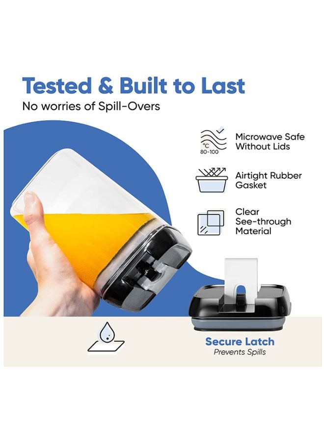 HOMESTAR Airtight Food Storage Containers with Lids Set of 7 BPA Free for Kitchen Pantry Organization and Dishwasher Safe - Image 5